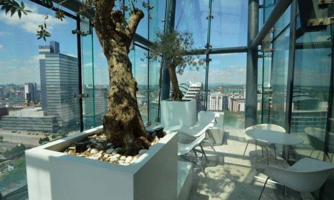 Manchester City Centre Apartment | City Suite - Rooftop Spa - Balcony - Skyline View