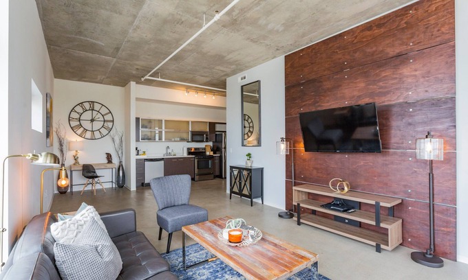 East Nashville Condo | City Views with Floor to Ceiling Windows