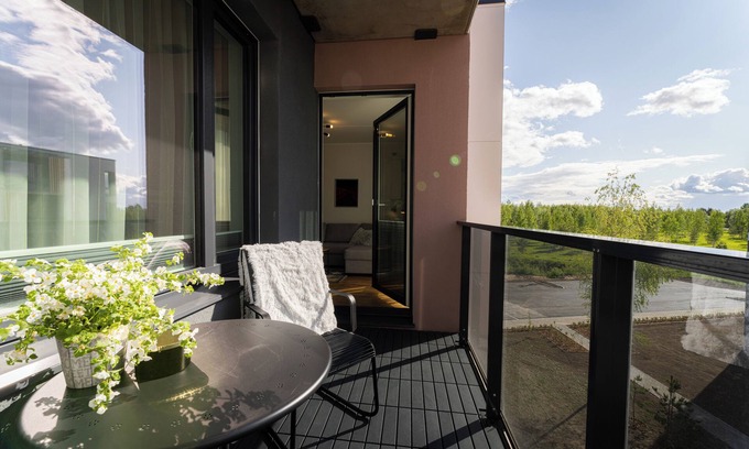 Tartu Apartment | Citygate Sunset Balcony