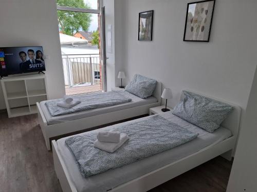 Ottersleben Apartment | CityOase Magdeburg Studios am Königsweg, Studio 4, WiFi, Stellplatz, Netflix