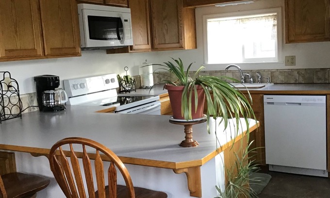 Plains House | Clean and cute,1 bed, 1 bath, small town setting across from city park.