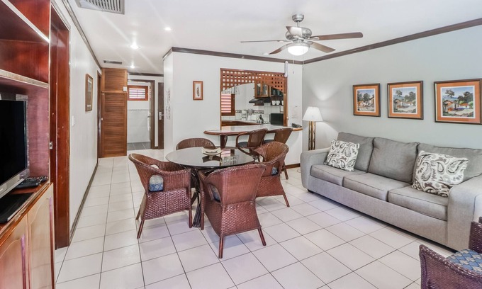 Damas Condo | Clean & Bright Getaway W/ Shared Pool, Lush Gardens, & Ideal Location Near Town!