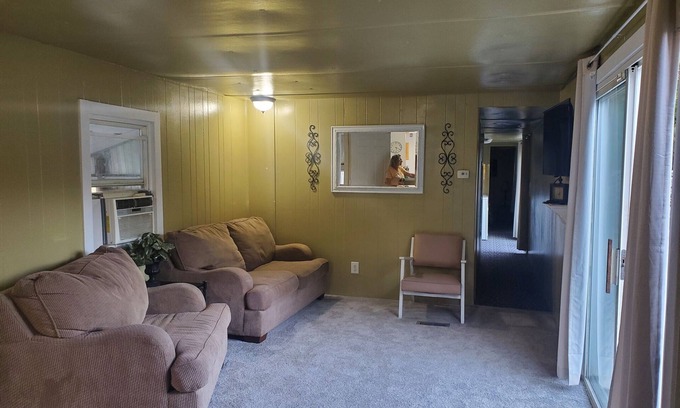 Smyrna House | Clean old single-wide in Sand Lake, MI. Pet Friendly, near White Pine Trail