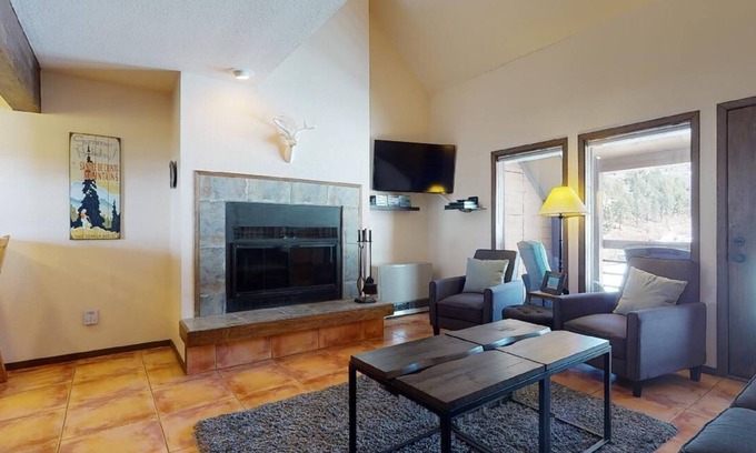 Angel Fire Condo | Close to Lifts | Fireplace | Views | Ski Run A9