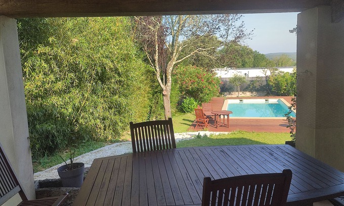 Parignargues Villa | Close to Nimes, the calm of a village in a beautiful villa with swimming pool.