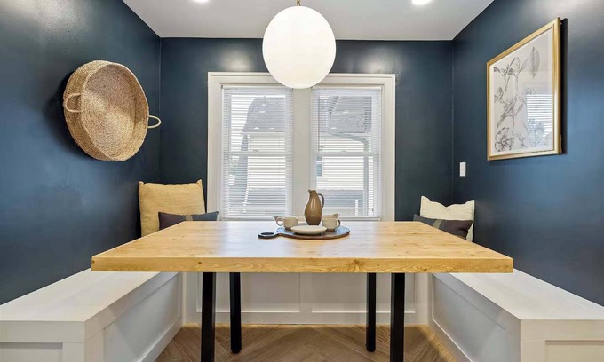 Clintonville Apartment | Close to OSU Rooftop Patio Grill & Outdoor TV
