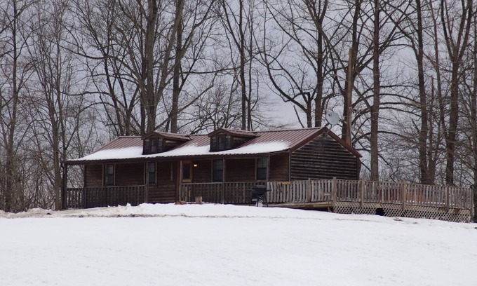 McArthur Cabin | Close To The Caves; Hot Tub; WiFi; Deck, Grill, Fire Pit, Pet Friendly, 5+ Acres