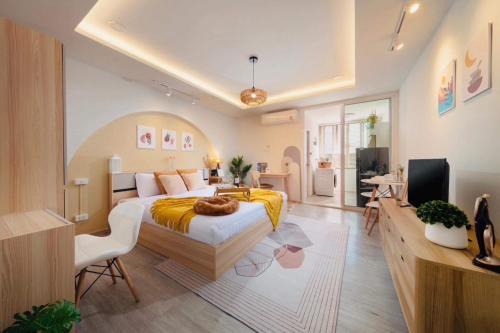 Huay Kaew Apartment | CM Design Space Cozy Room