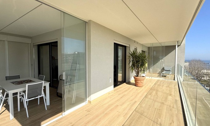 Valverde Apartment | CN003 – Cesenatico, two-room apartment facing the sea with panoramic terrace