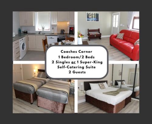 Castleblayney Apartment | Coaches Corner - Accessible Self-Catering Guest Suite - 5 Minutes from town - Singles or Super-King