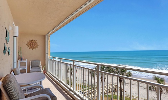 Indian Harbour Beach Condo | Coastal Charm: 2 Bedroom 2 Bath Beachfront Condo, Indian Harbour Beach