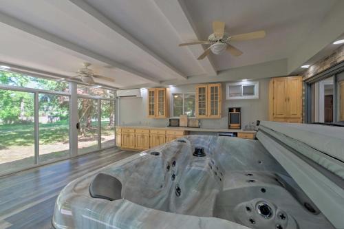 Selby-on-the-Bay House | Coastal Edgewater Home with Private Hot Tub!