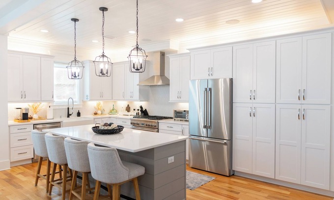 Grayton Beach House | Coastal Luxury Retreat! Free Easy Beach Access! Pool-Bikes Included-Game Room!