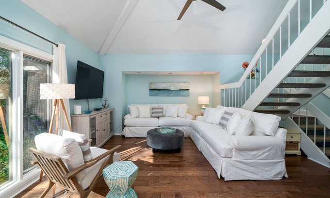 Spinnaker Beachhouses Villa | Coastal luxury at 774 Spinnaker-charming 2-BR villa in Seabrook Island, steps from beach and golf.