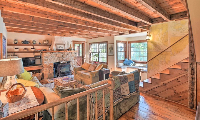 Milbridge Cottage | Coastal Maine Retreat: Deck w/ Bay Views!