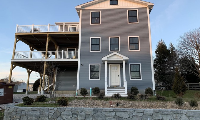 Narragansett House | Coastal Paradise! Stunning Water Views, Steps From Beach, Perfect Family Getaway