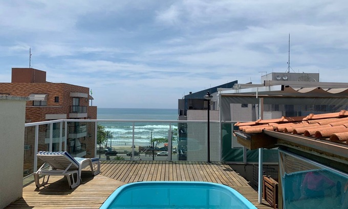 Praia Grande Apartment | Cobertura com Piscina Praia Grande Ubatuba Proximo Praia