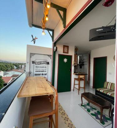 Ilha dos Araujos Apartment | Cobertura com vista pro por do sol