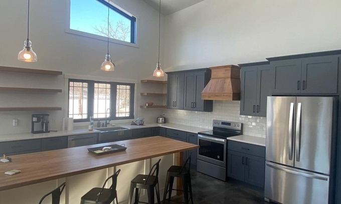 Cornell Cabin | Codax Retreat is a newly constructed cabin on the Chippewa River