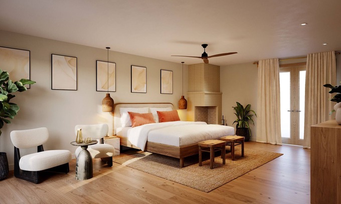 Uptown Design District Hotel | Cold Plunge Suite with Patio