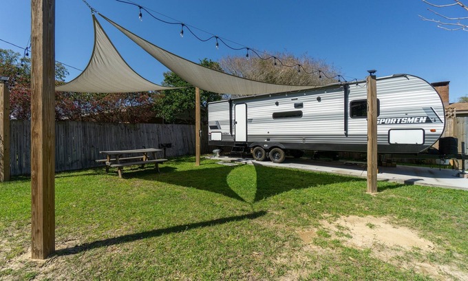 Brent House | Coleman Camper Backyard Retreat