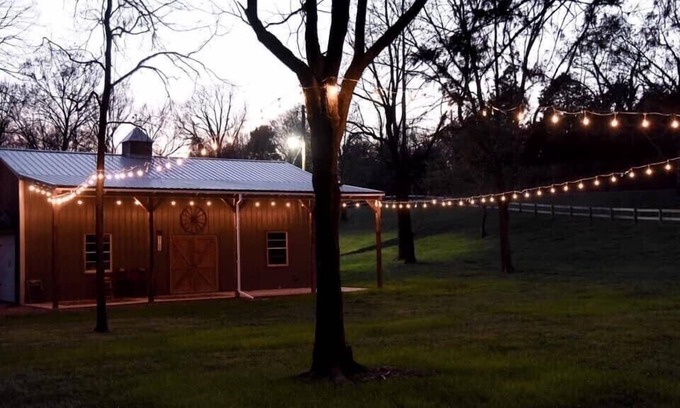 Norman Cabin | Collier Creek Wedding barn & 3 Cabins bundle on a beautiful creek