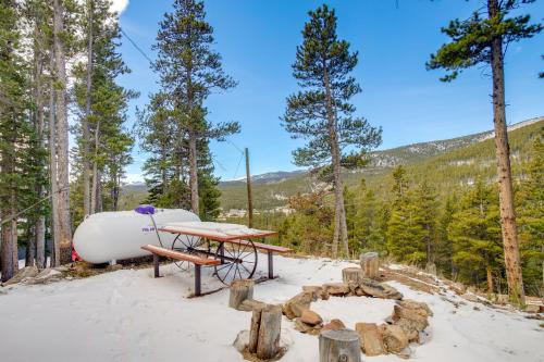 Saint Mary's House | Colorado Cabin with Deck, Fire Pit and Mountain Views!