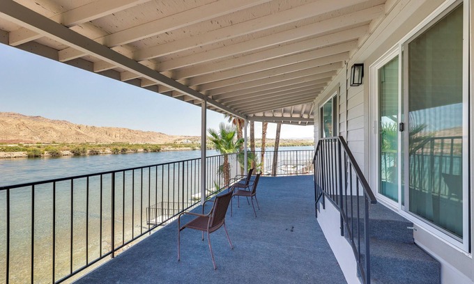 Holiday Shores House | Colorado River Views: Waterfront Bullhead Home