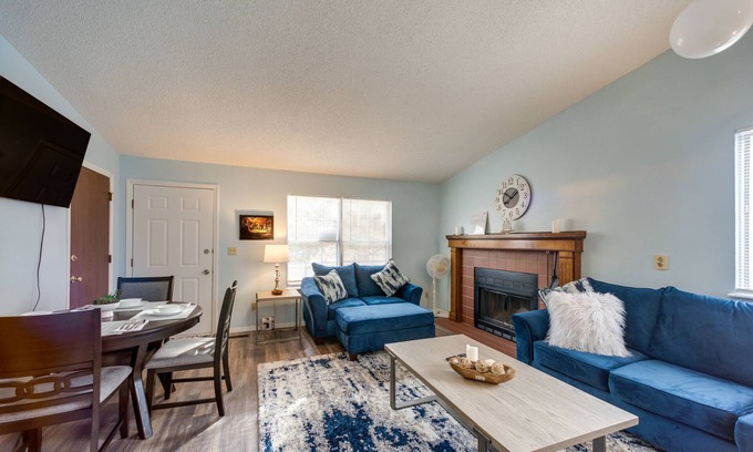 Northwest Colorado Springs House | Colorado Springs Home: Large Backyard w/Fire Pit!