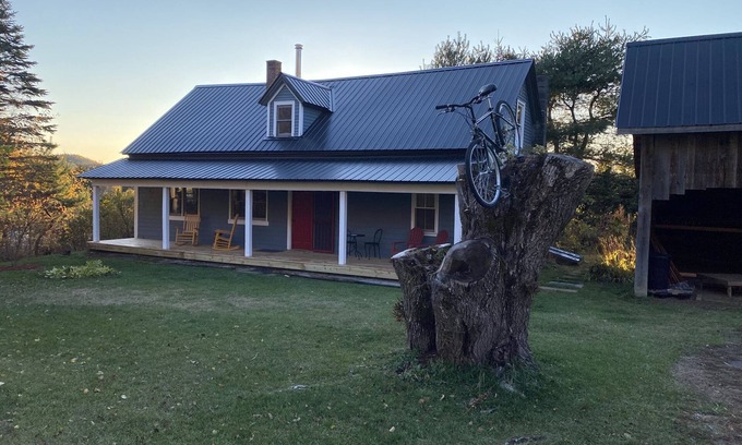 East Burke House | Colorful Farmhouse just minutes from East Burke, Kingdom Trails and Burke Mtn