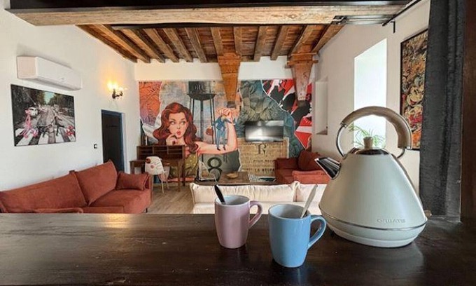 Montaigu-le-Blin Cottage | Colorful Pop Art Home, 6 People, Near Vichy