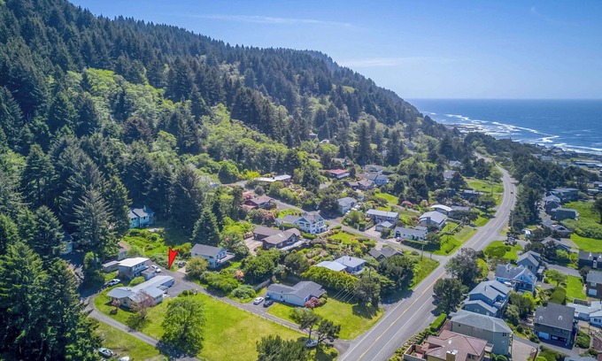 Yachats House | Come Aboard This Yachats Home with Ocean Views and Large Yard!