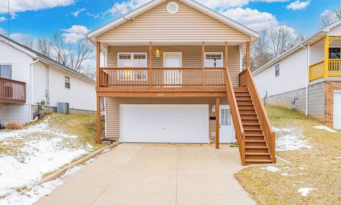 Akron House | Comfort Awaits at Cozy Get Away - Dog Friendly - 3BD/2BA + Living Spaces