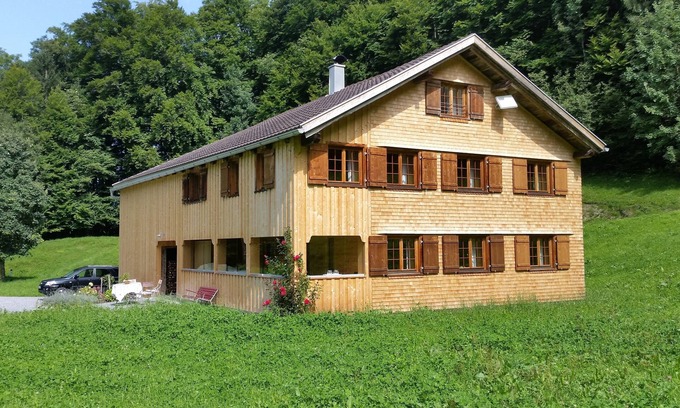 Schnepfau House | Comfort in newly renovated Wälderhaus overlooking the Kanisfluh