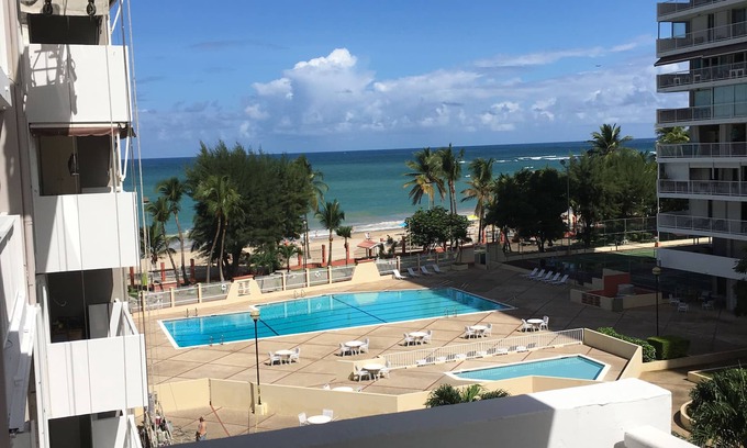 Isla Verde Condo | Comfort in the Caribbean. Beach Front One bedroom Apt . sleeps 5