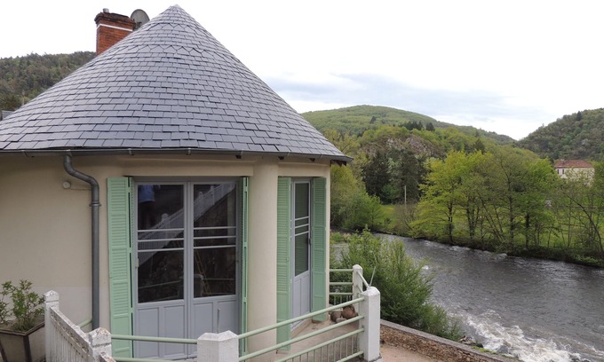Chateauneuf-les-Bains House | Comfortable 4 person house in an old mill by the river