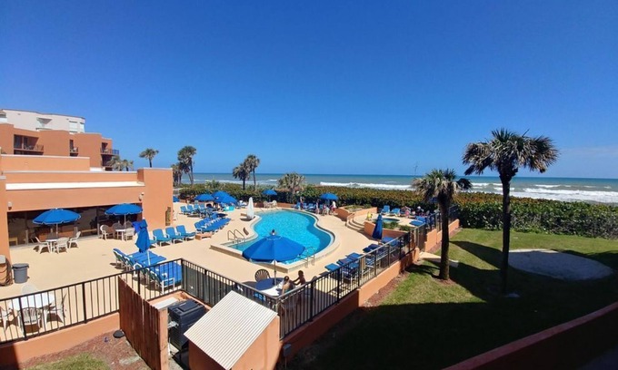 Indian Harbour Beach Condo | Comfortable 2 bedroom right on the beach