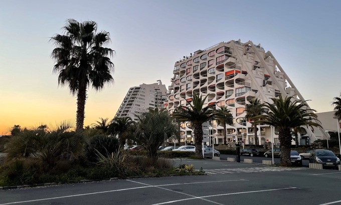 La Grande-Motte Apartment | Comfortable apartment in La Grande Motte, beautiful view of port, sea and beaches