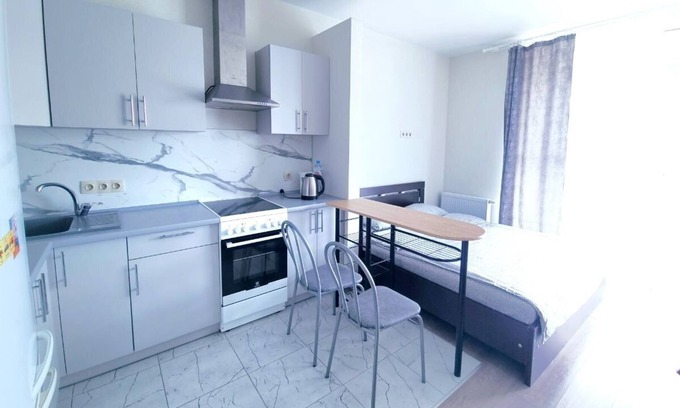 Minsk City Centre Apartment | Comfortable apartament studio with a panoramic view in a new area in the center!