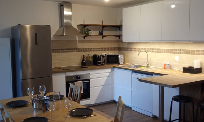 Bischheim Apartment | Comfortable apartment with private, secure parking, 10 minutes from Strasbourg
