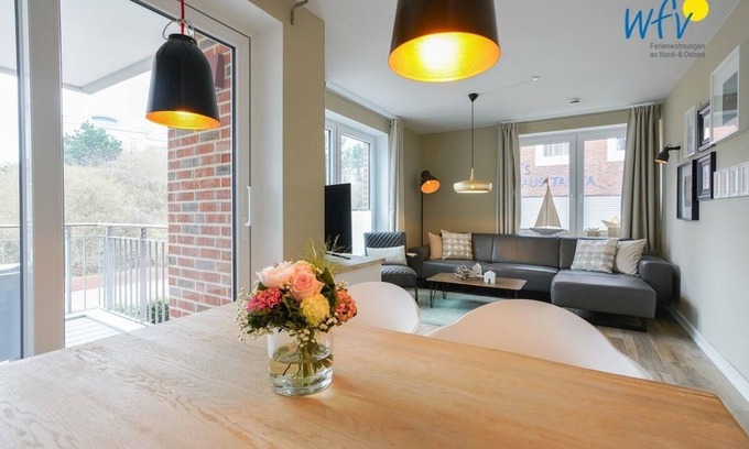 Juist Apartment | Comfortable apartment with sunny balcony!