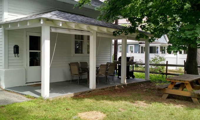 Lake George House | Comfortable Boardwalk Cottage Within Walking Distance of Lake, Beach and Village