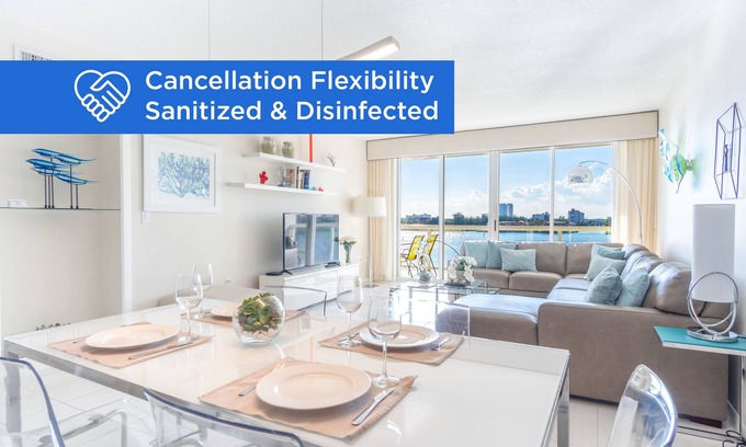 Sunny Isles Beach Condo | Comfortable condo with amazing bay views | WIFI + Parking