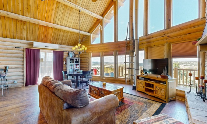 Catron County House | Comfortable home with large deck on 20 acres - surrounded by National Forest
