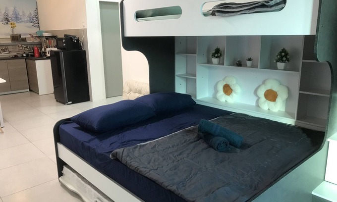 Central Seberang Perai Apartment | Comfy Suite Room with 1 Bedroom and 1 Living Room