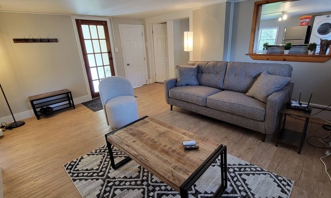 Winooski Apartment | Comfy, sunny, Wi-fi + coffee Walk to Downtown Winooski
