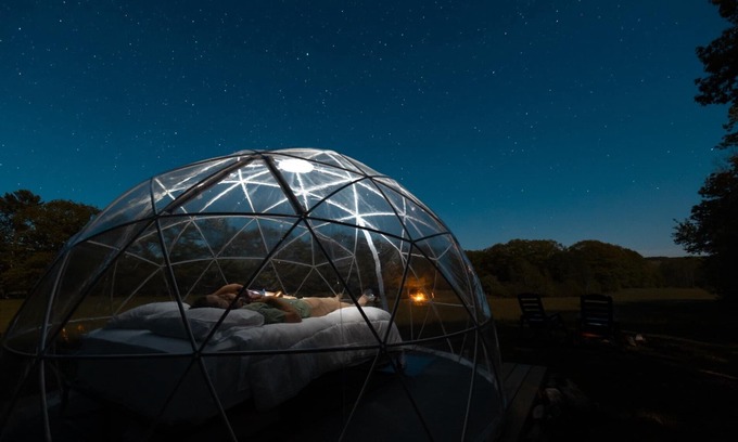 Jefferson RV Rental | ComfyDome Hill-Side Glamping