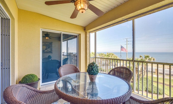Flagler Beach Condo | Community Pool: Coastal Escape in Flagler Beach