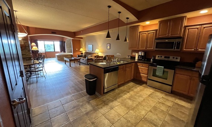 Wisconsin Dells Condo | Condo at Chula Vista. Outdoor pools - FREE to guests - open all summer!