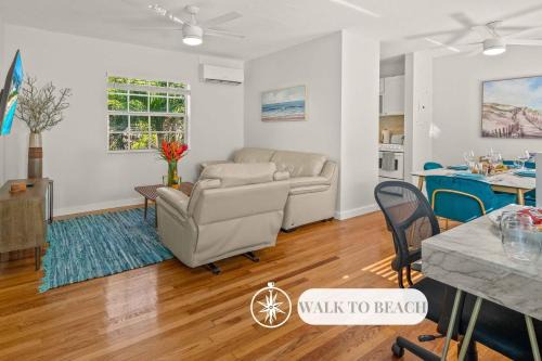 Central Beach Apartment | Condo by the Beach King Bed Lush Patio w BBQ Breakers Key Seven H0MES